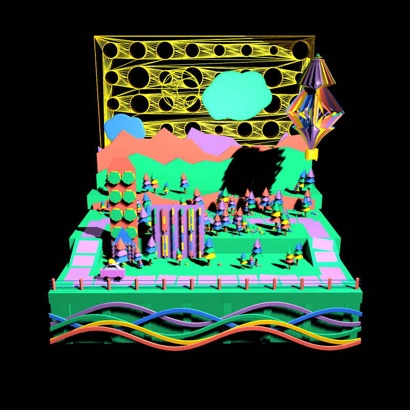 Paper Art 3D #3 static token preview