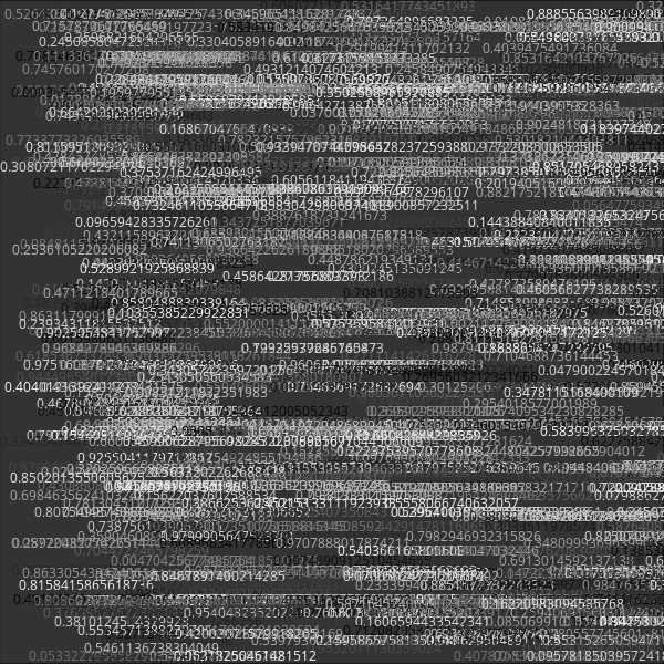 Painting by Random Numbers #20 static token preview