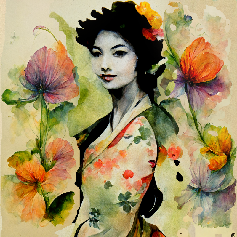 AI Geisha #6 static token preview