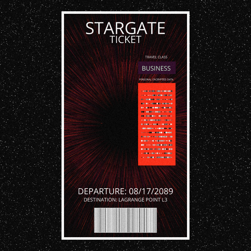 Stargate Ticket | Reboot #15 static token preview
