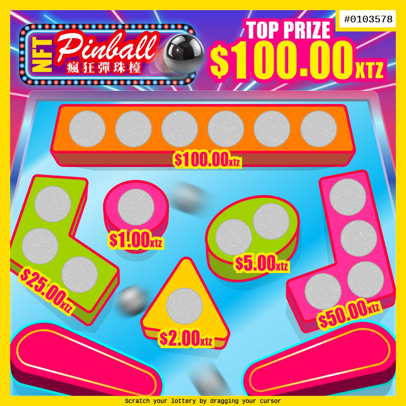 Lucky Pinballs (Scratch-off #1) #10 static token preview