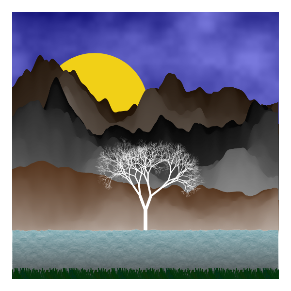 Landscape #14 static token preview