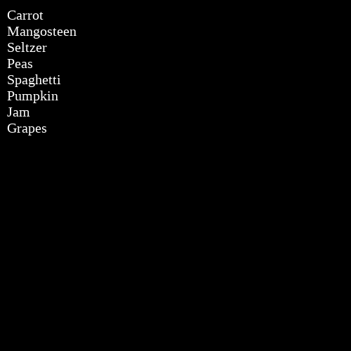 Grocery List #21 static token preview