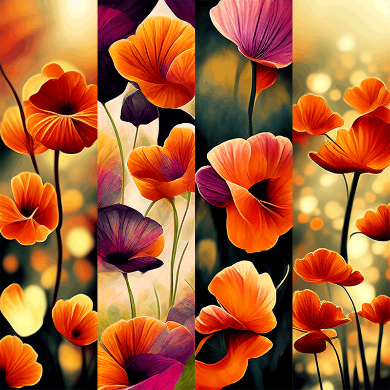 AI Yellow Flowers #2 static token preview