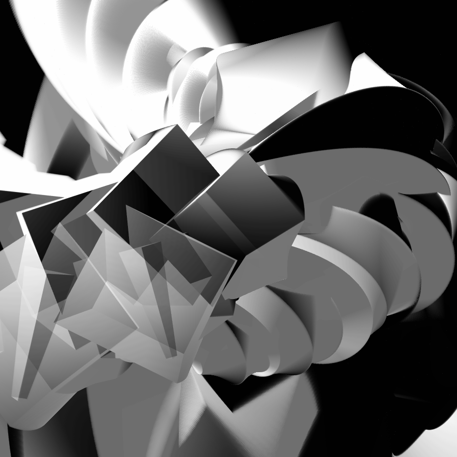 Transparent Evolving Sculpture #21 static token preview