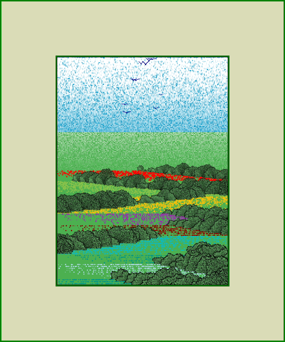 Fields of flowers #21 static token preview