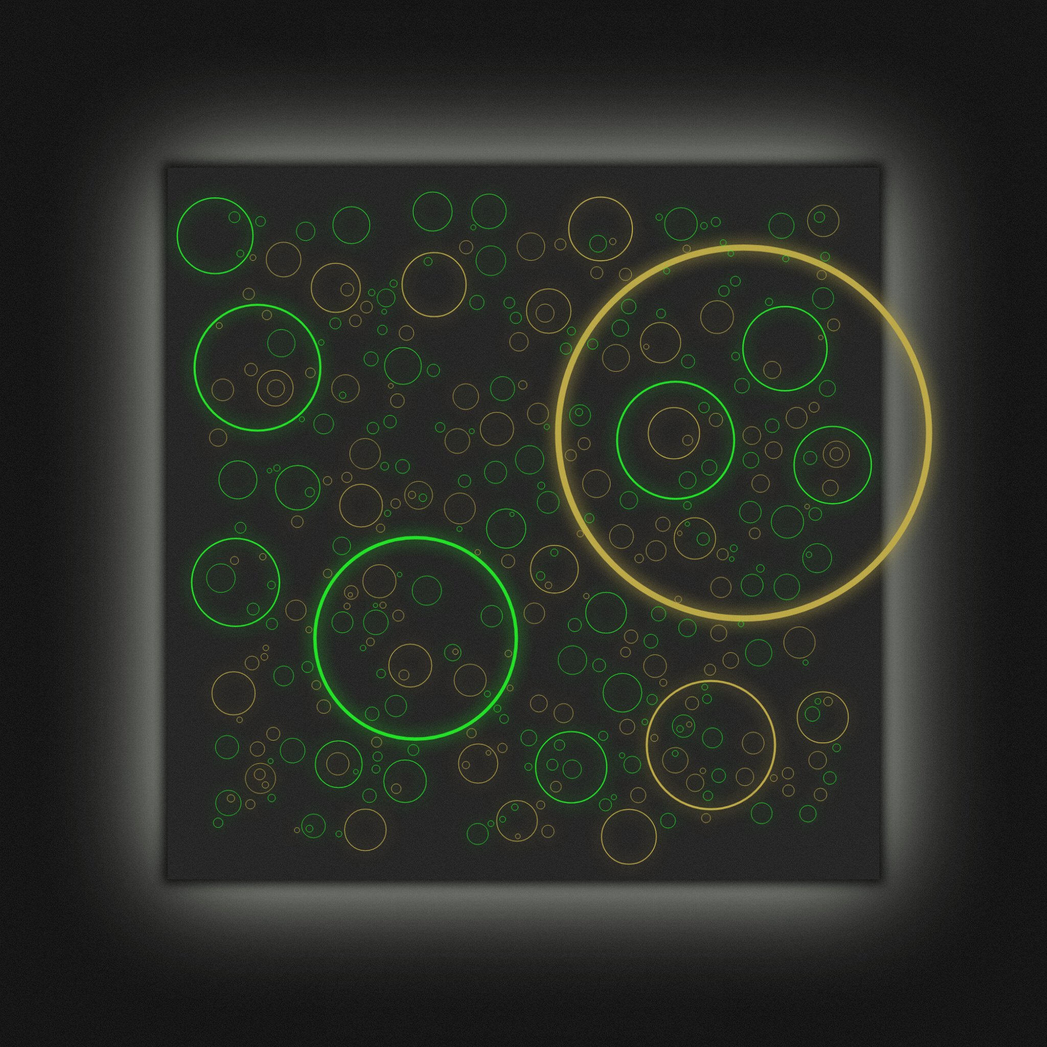Nevercolliding Circles #25 static token preview