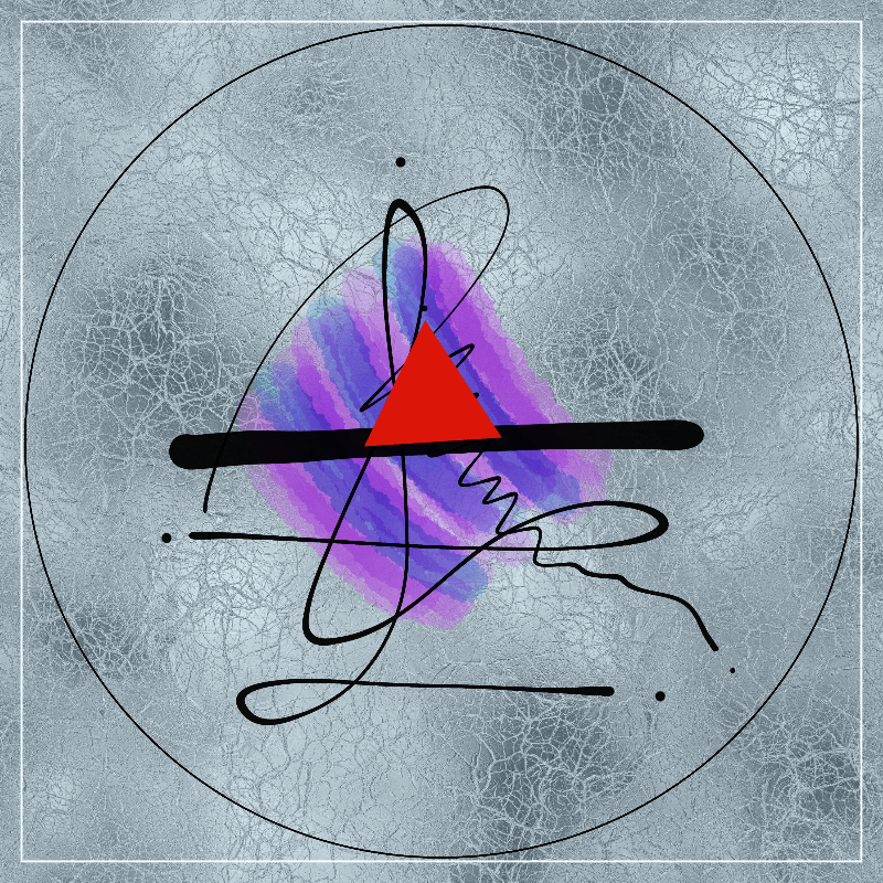 Asemic writing 2023 #8 static token preview