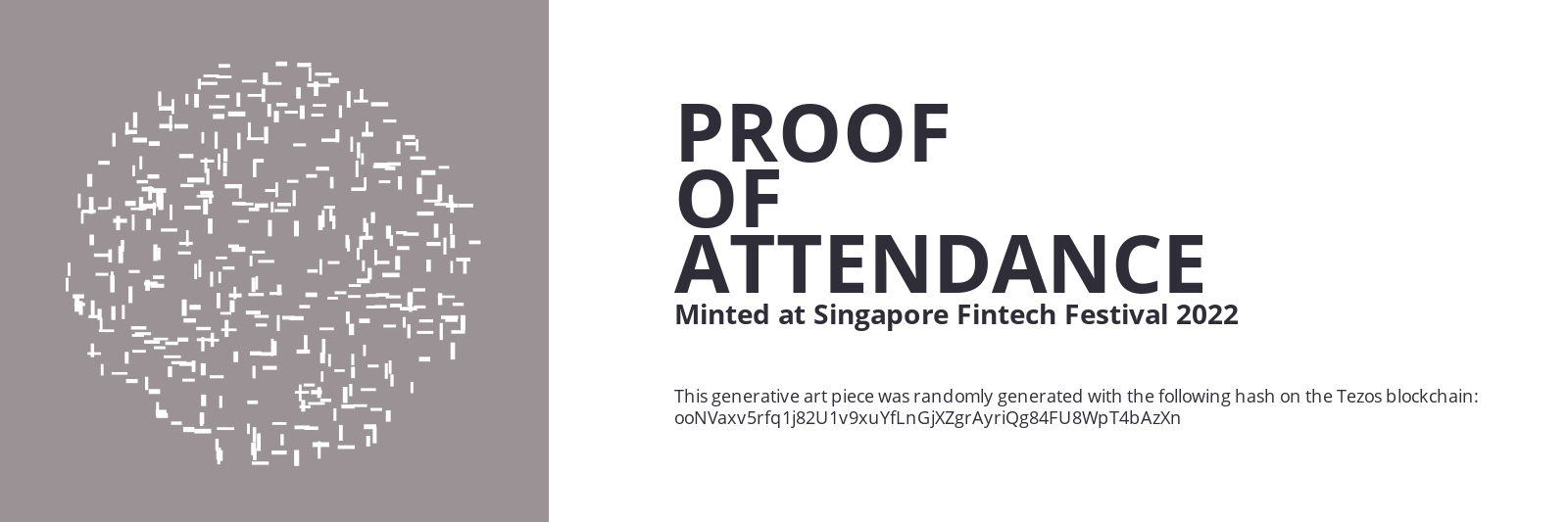 SFF2022 Proof of Attendance Token #594 static token preview