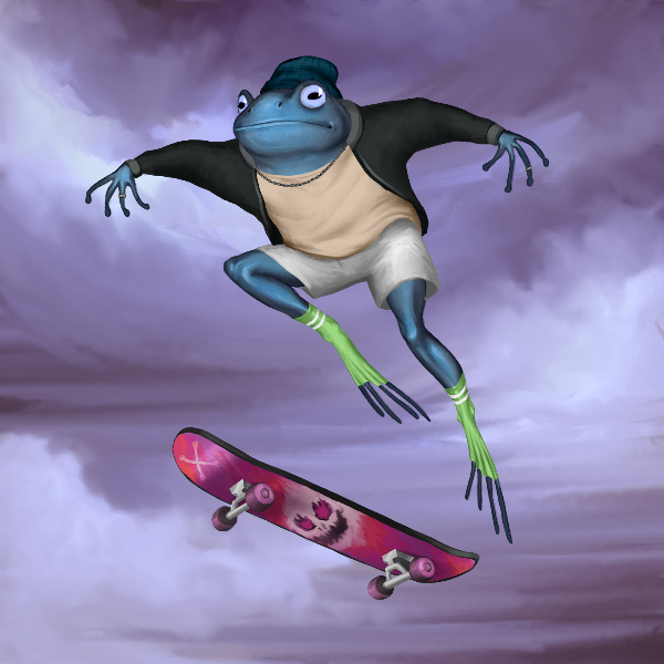 SKATER FROGS 🐸 #10 static token preview