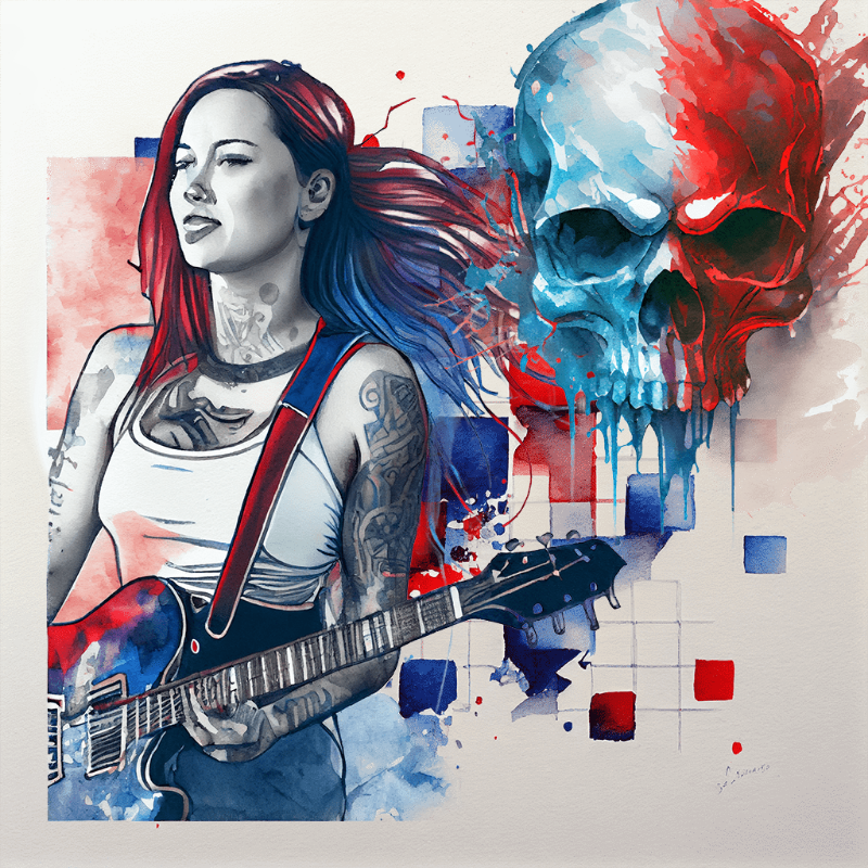 Hard Rock Girl 1 #7 static token preview
