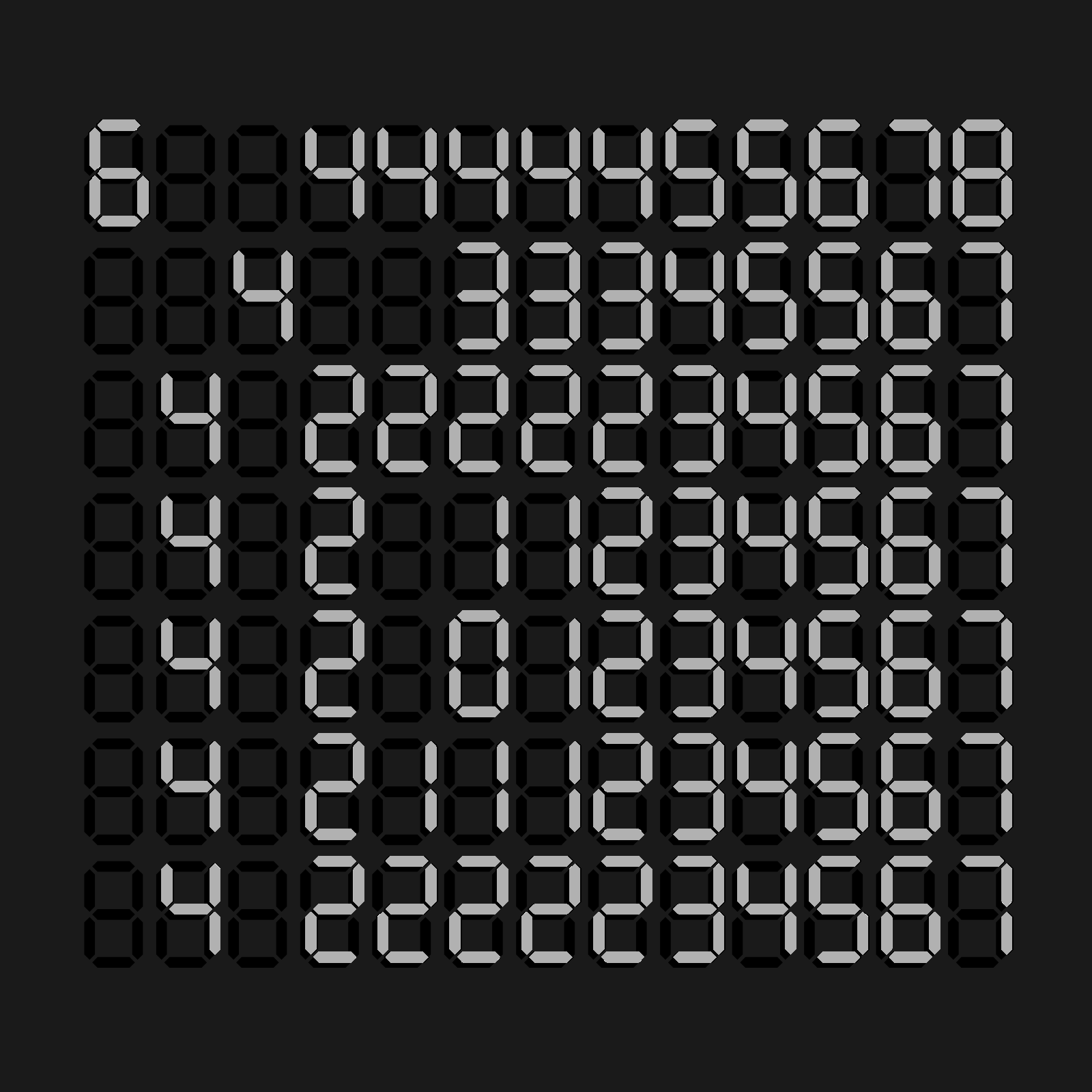 Digits #2 static token preview