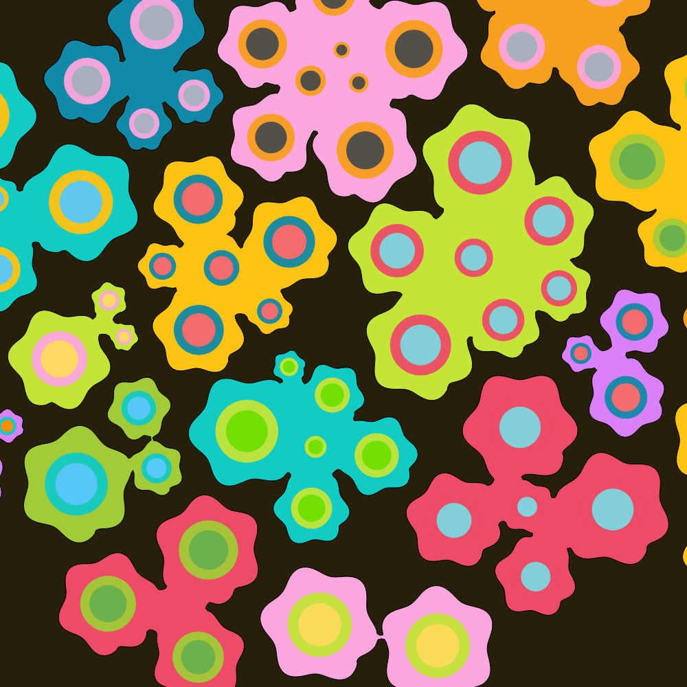 Colorful cartoon shapes(free edition) #14 static token preview