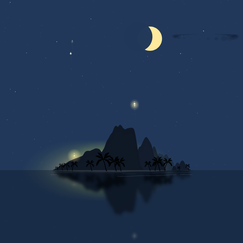 Fireworks Island #3 static token preview