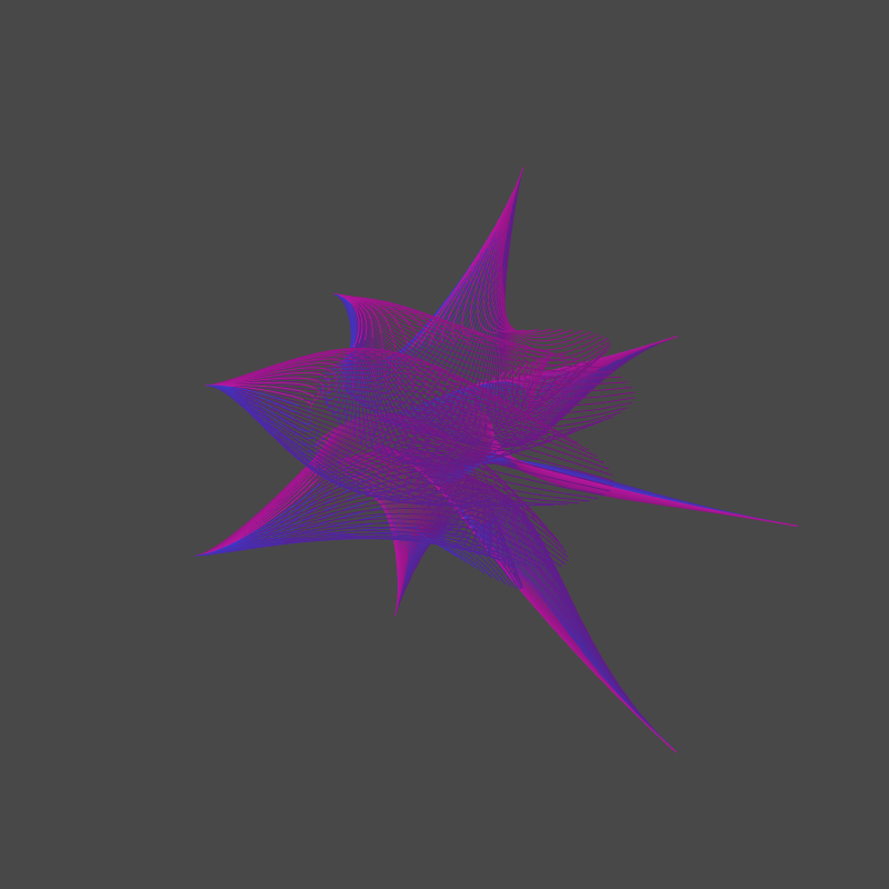 Bezier Jellyfish #1 static token preview