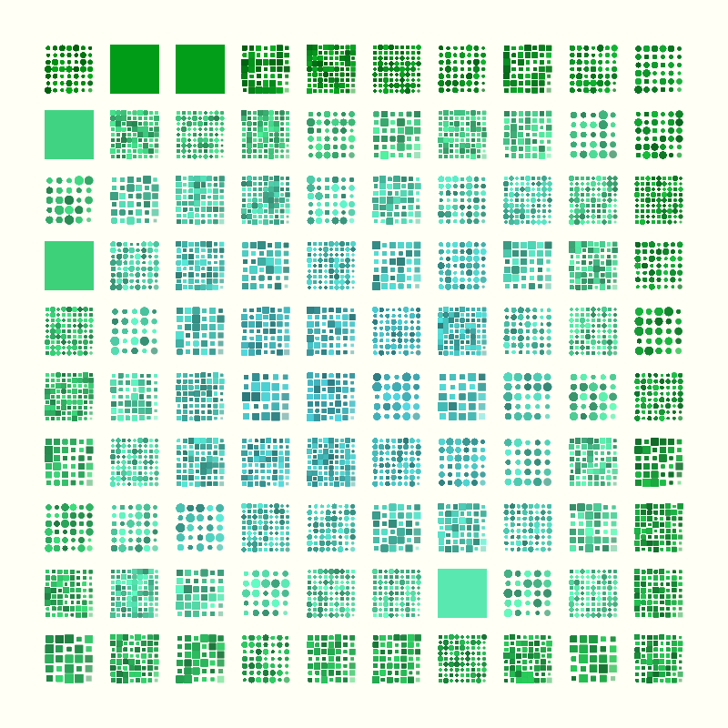 Pastel Grid #16 static token preview