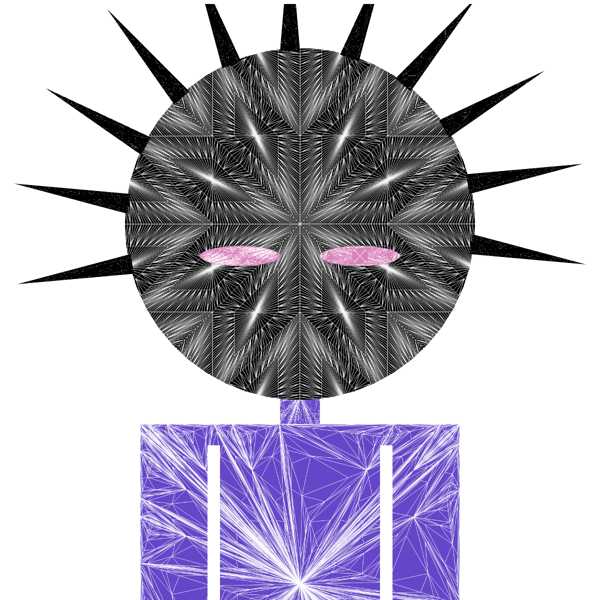 Spiky Woman #1 static token preview