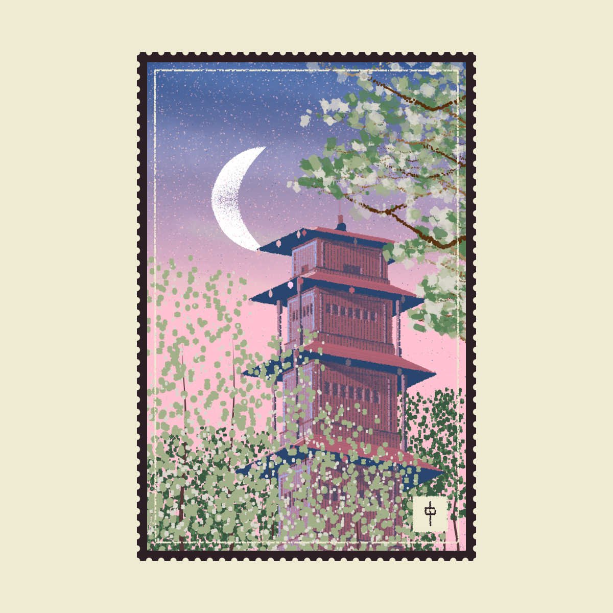 ABANDONED TEMPLE 廃寺 #104 static token preview
