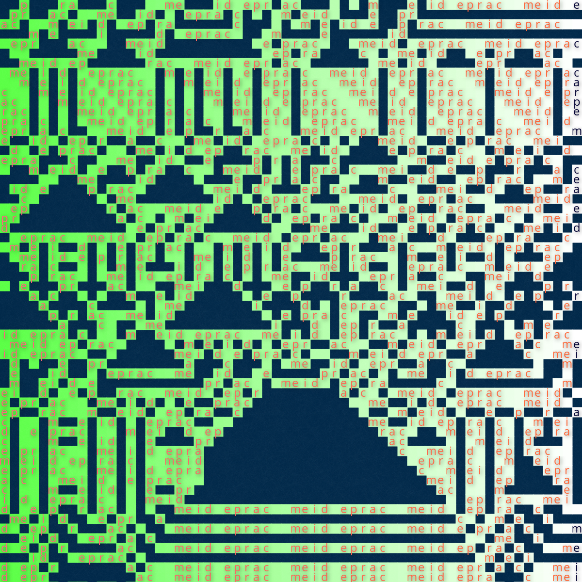 Textual Automata Machinery #13 static token preview