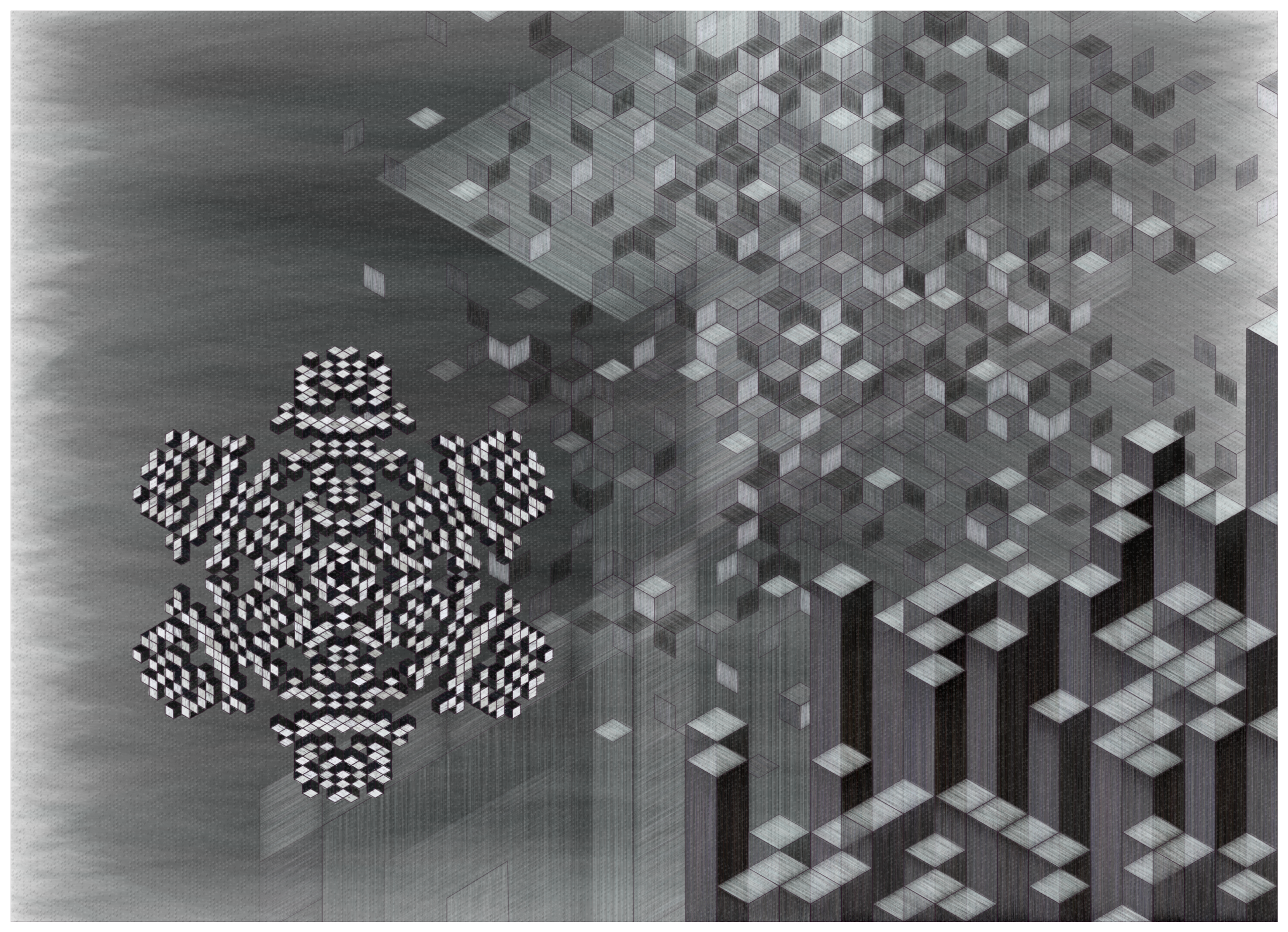 View From Our Window Depicted In Rhombuses #24 static token preview