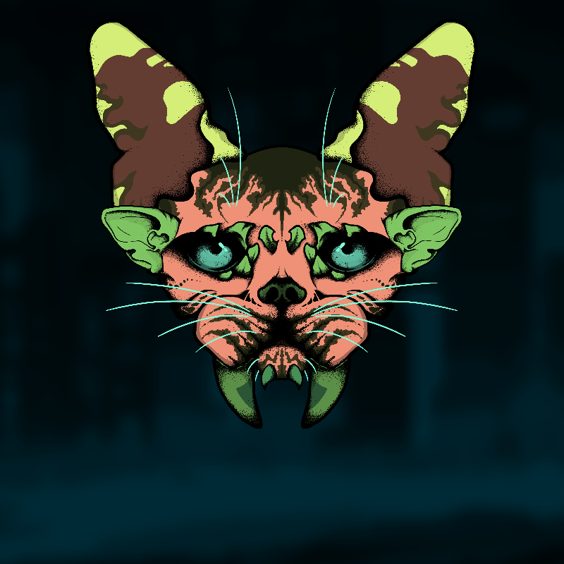 Monster Kitten #18 static token preview
