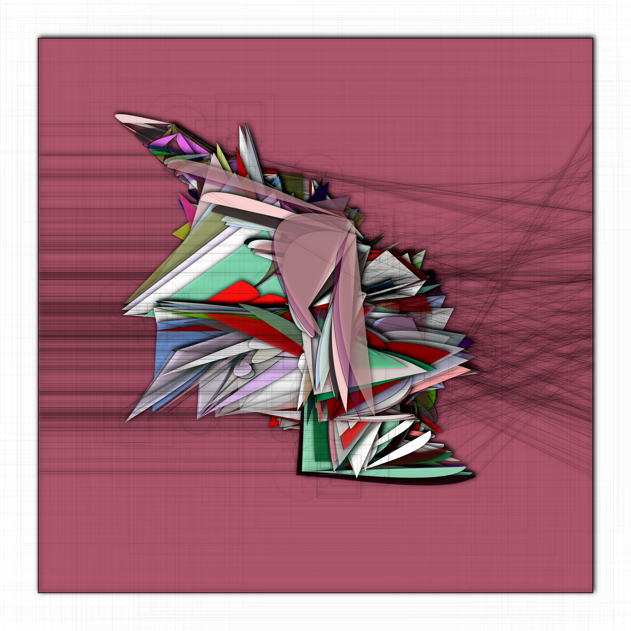 P5Js Thoughts V7 #18 static token preview