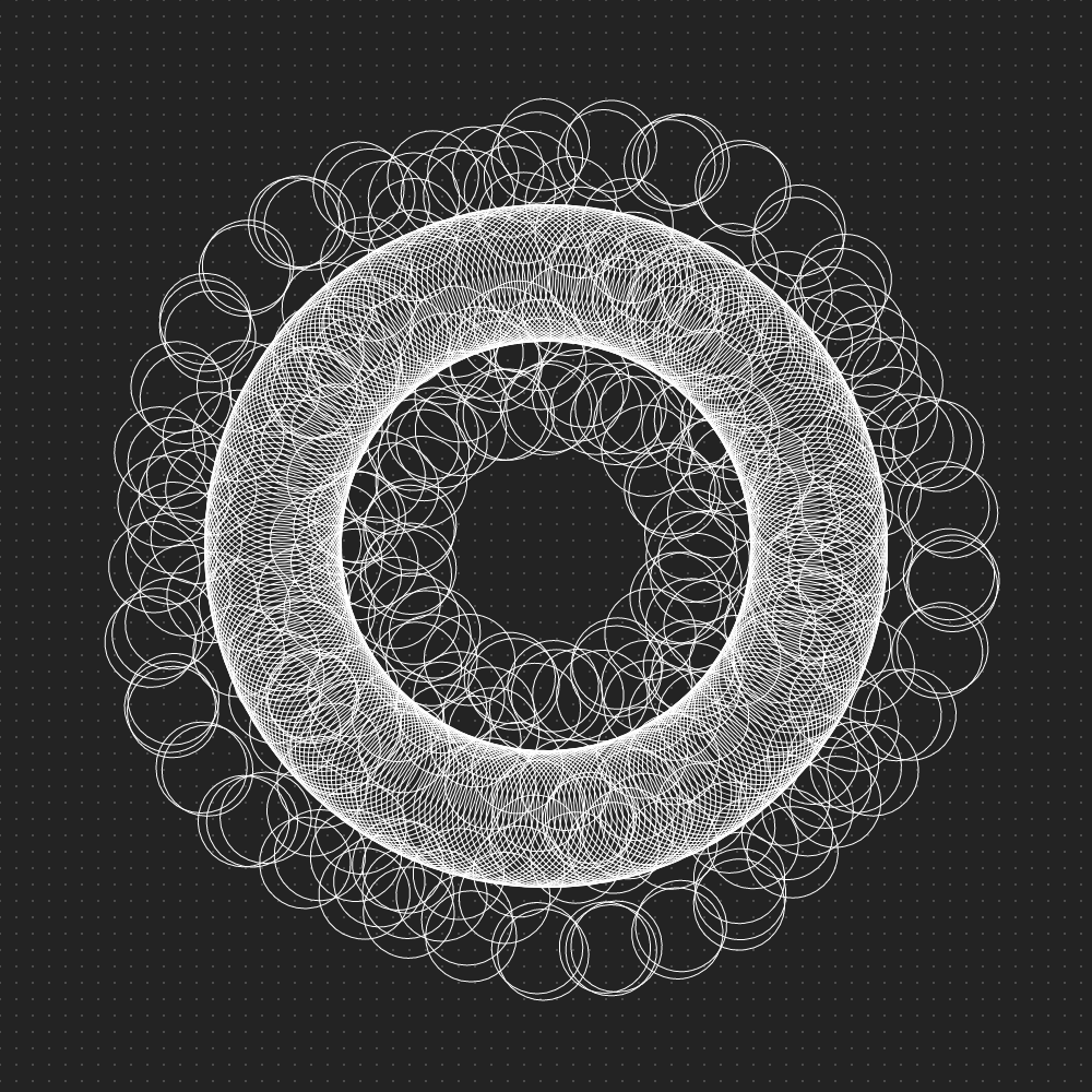 Spirographic Symphony #2 static token preview