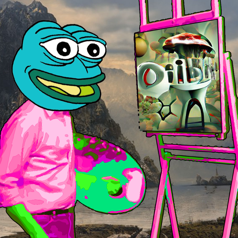 Pepe Ross goes AI #18 static token preview