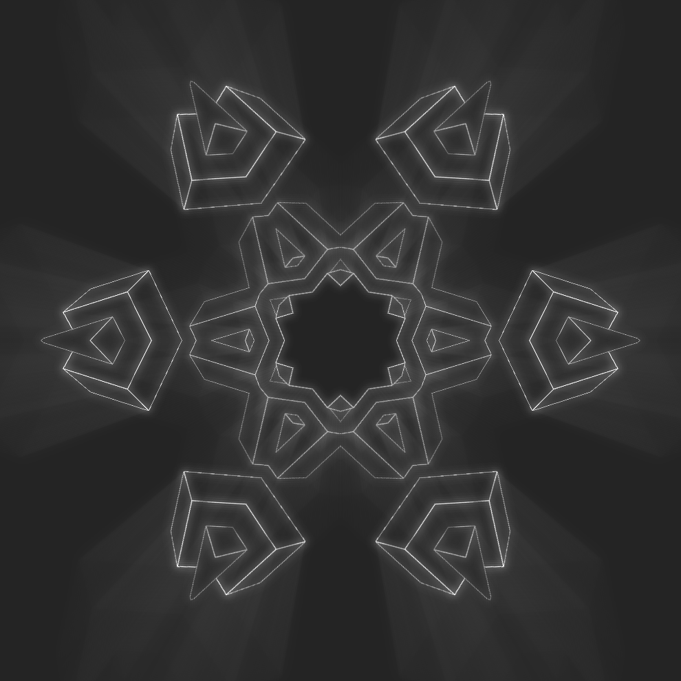 Neon Kaleido #4 static token preview