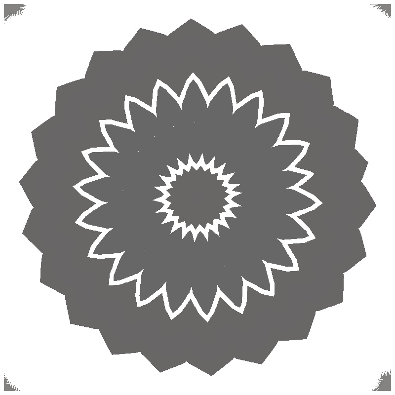 Glitch Mandala #14 static token preview