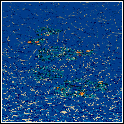 Polluted water lilies #18 static token preview