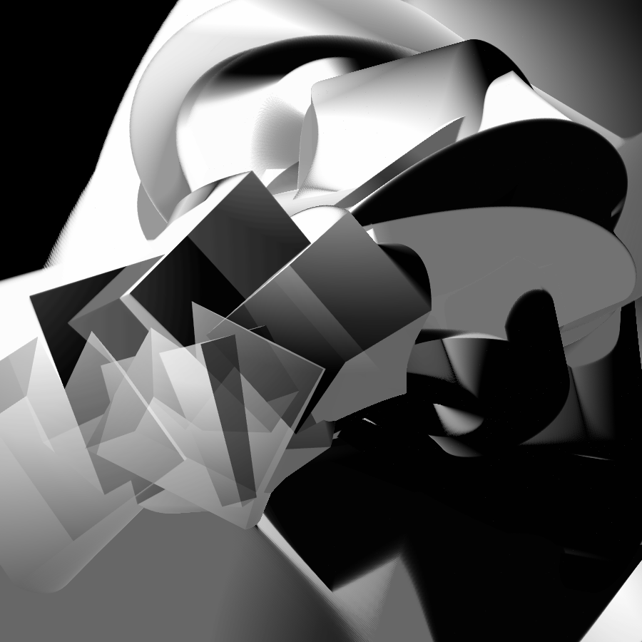 Transparent Evolving Sculpture #7 static token preview
