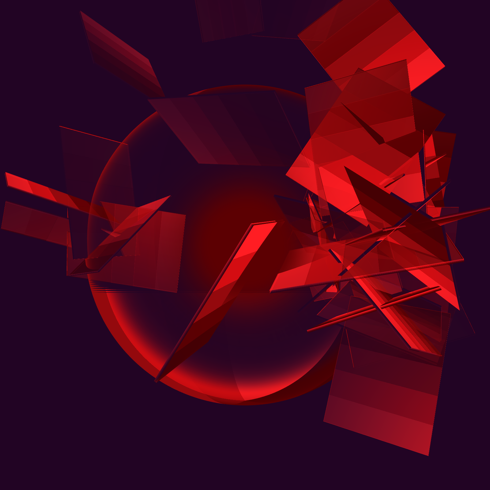 Composition with Sphere #5 static token preview