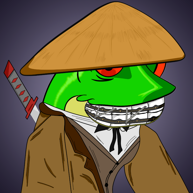 Annoying Frogs. Through the Time #7 static token preview