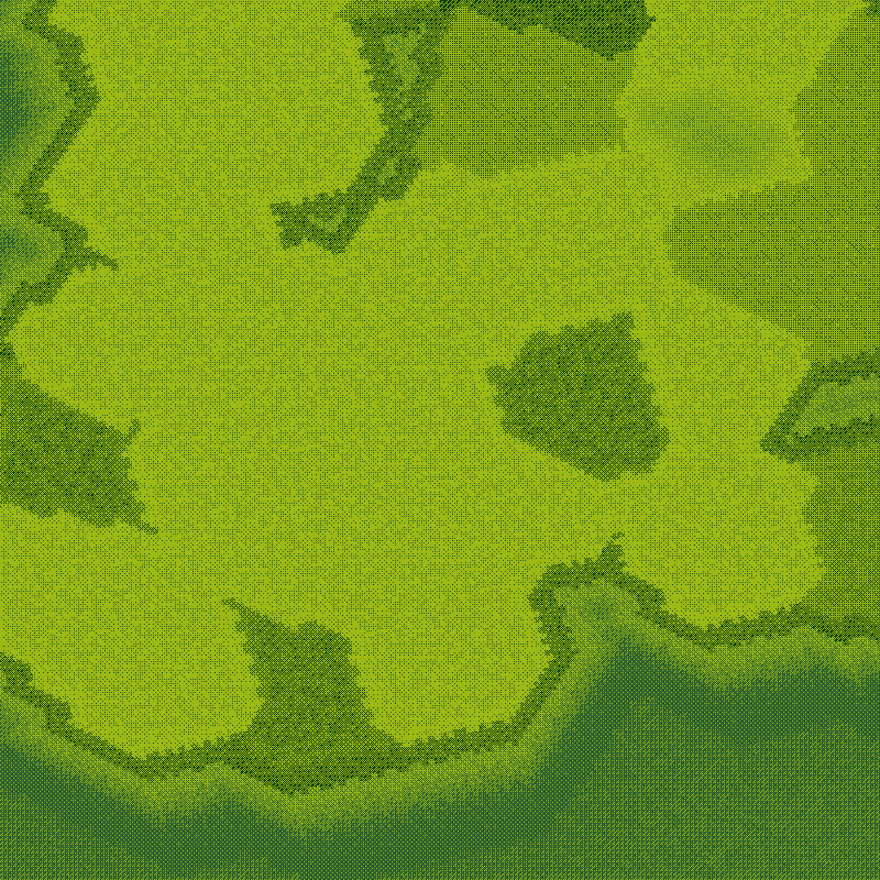 Littlecube Maps: Green Dithering #1 static token preview