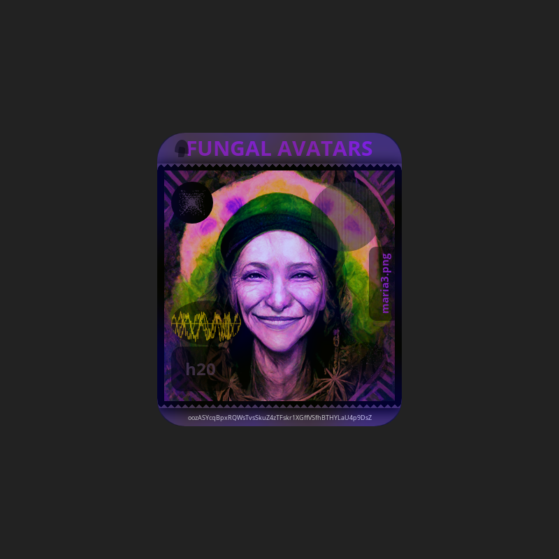 FUNGAL AVATARS vol I #2 static token preview