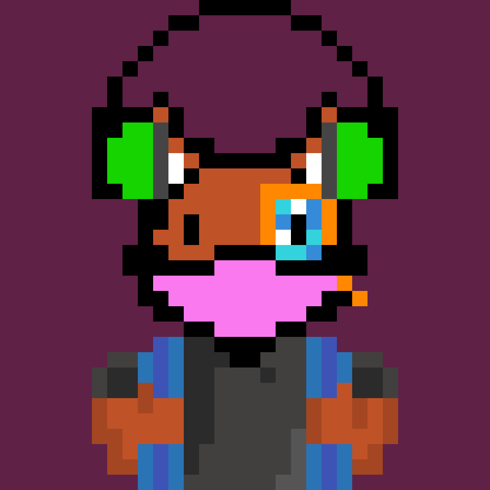 Pixel Foxes #3 static token preview