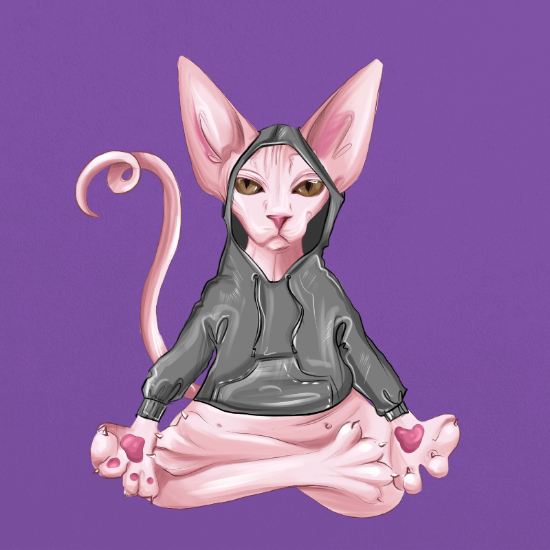 YogaCat #24 static token preview
