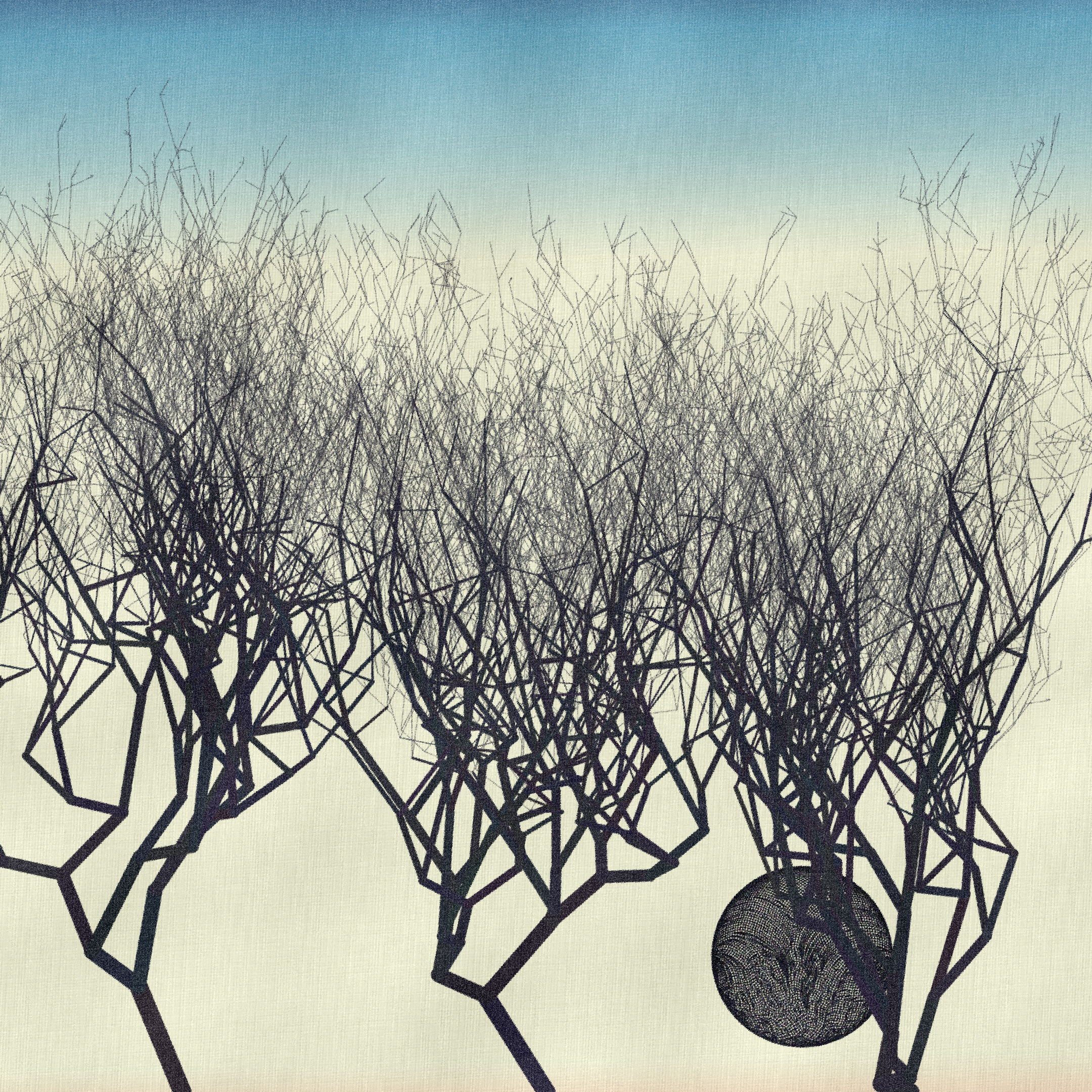 Three dead trees on earth #207 static token preview