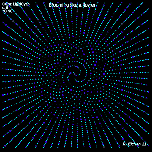 Blooming like a flower #9 static token preview