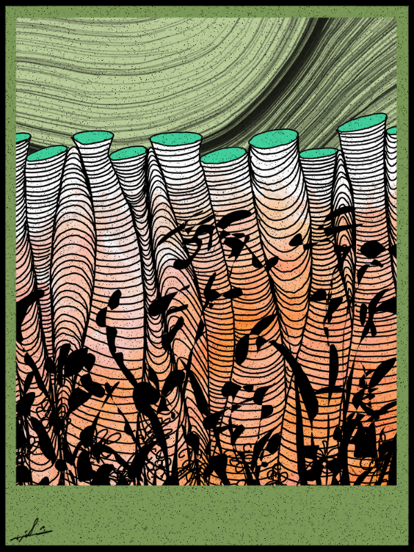 Play with lines #zentangle #20 static token preview