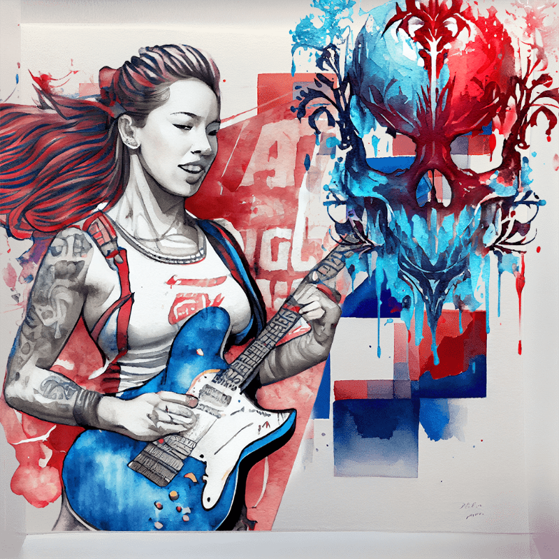 Hard Rock Girl 1 #17 static token preview