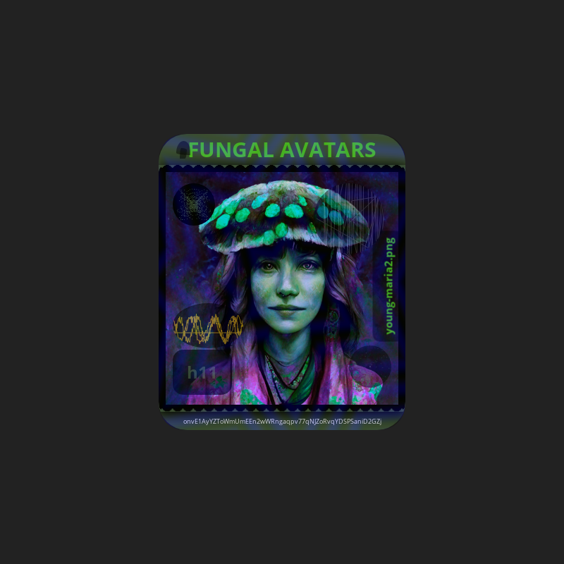 FUNGAL AVATARS vol I #13 static token preview