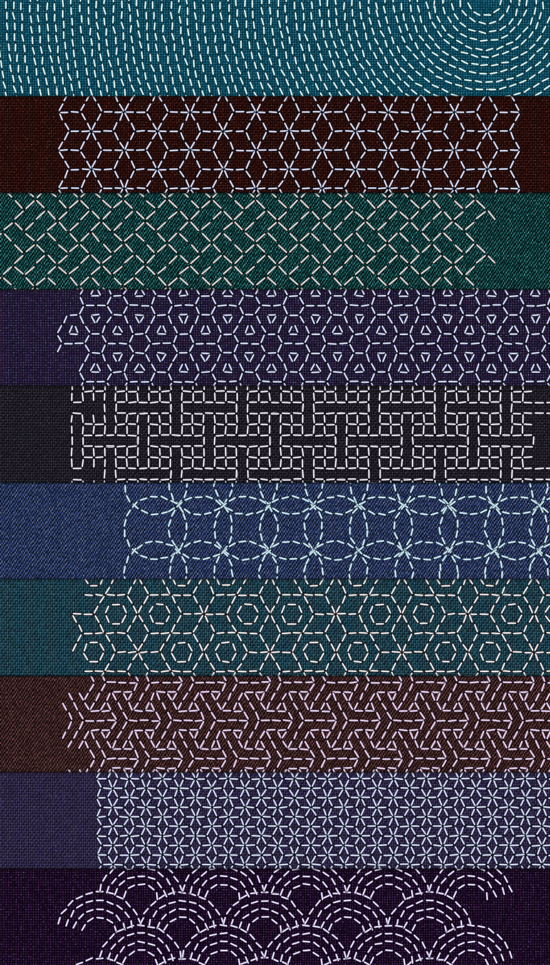 Sashiko #16 static token preview