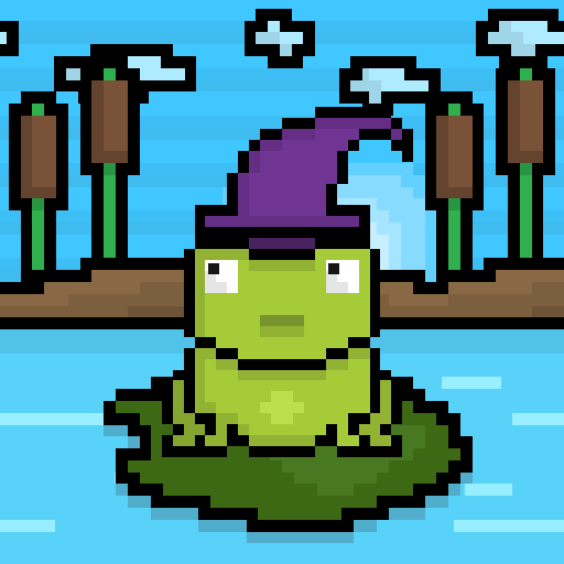 Pixel Frogs #9 static token preview