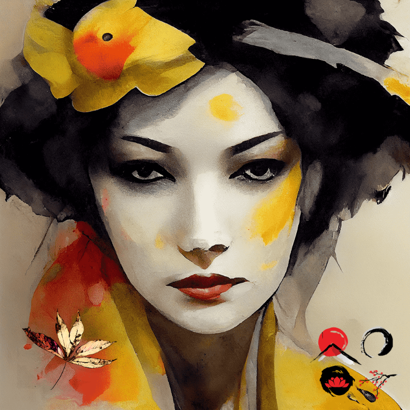 َAtumn Geisha #11 static token preview