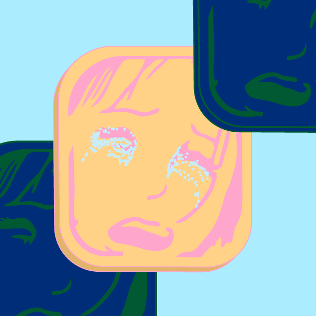 Card in the box "Crying girl" #4 static token preview