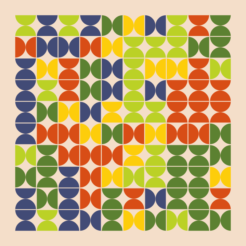 Mid-Century pattern #132 static token preview