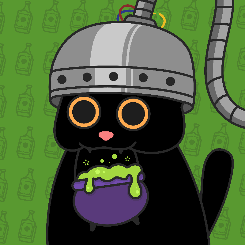 Addams Cat #23 static token preview
