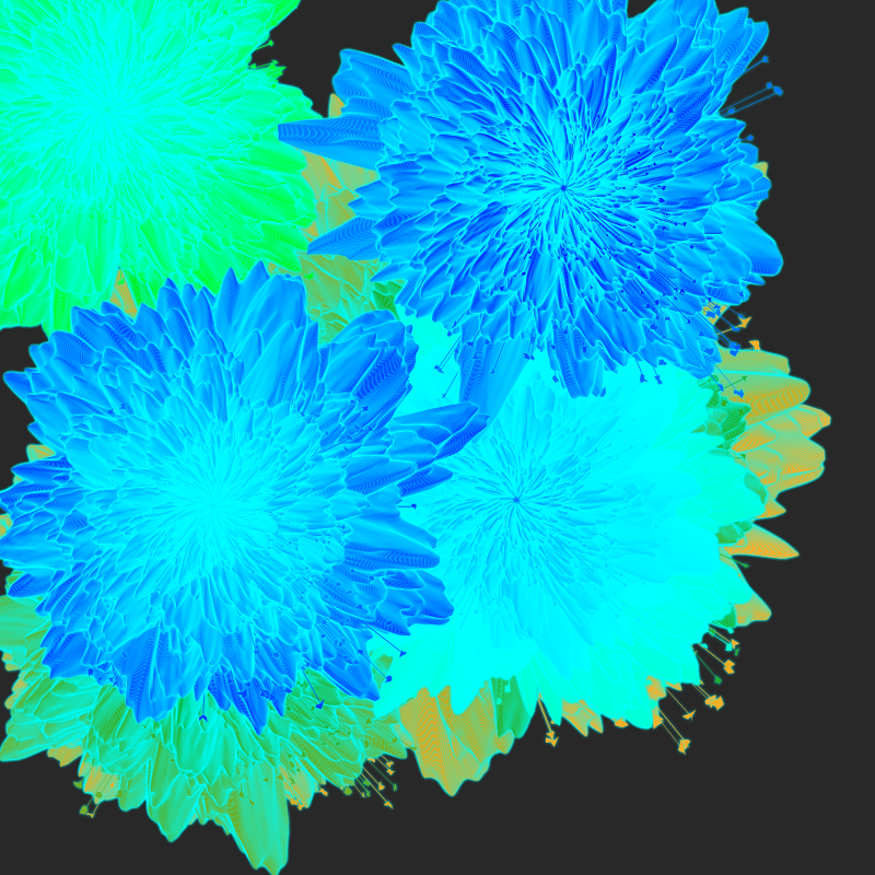 Bouquet of digital flowers #5 static token preview